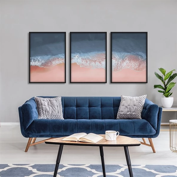 Coast Çerçeveli Poster Seti ürün görseli 1