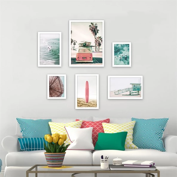 Holiday Çerçeveli Poster Seti ürün görseli 1