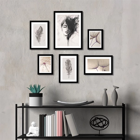 Grey Çerçeveli Poster Seti ürün görseli 1