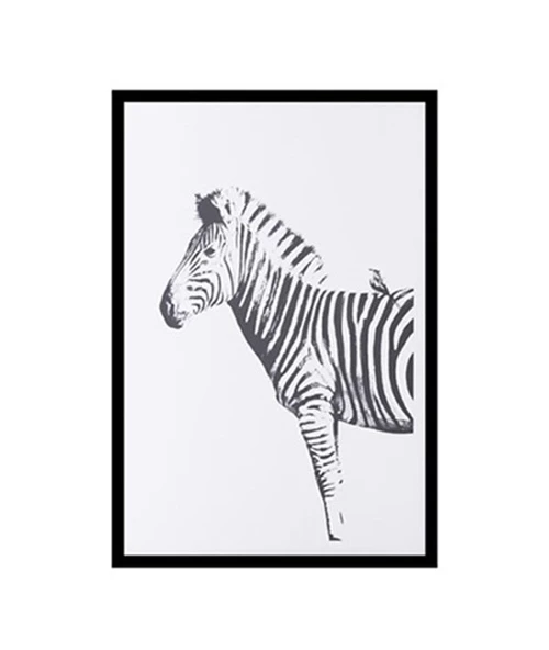 Zebra Çerçeveli Poster ürün görseli 1