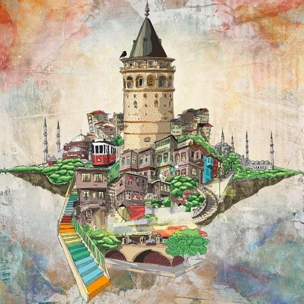 Galata Kanvas Tablo ürün görseli 1