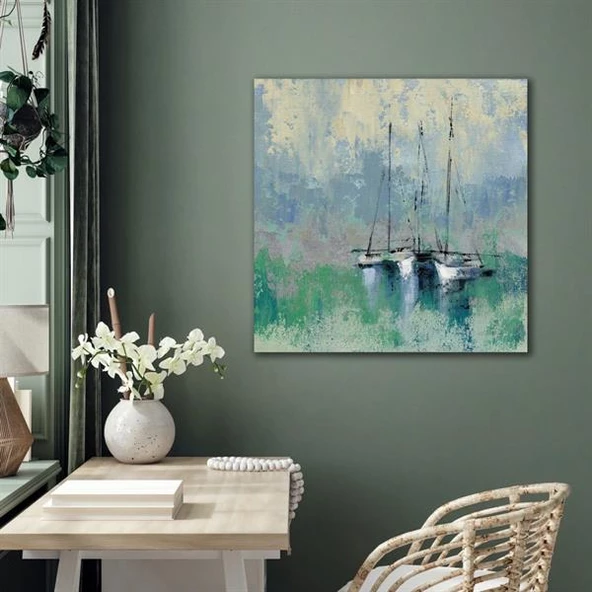 Windjammer Yağlı Boya Dokulu Tablo ürün görseli 1