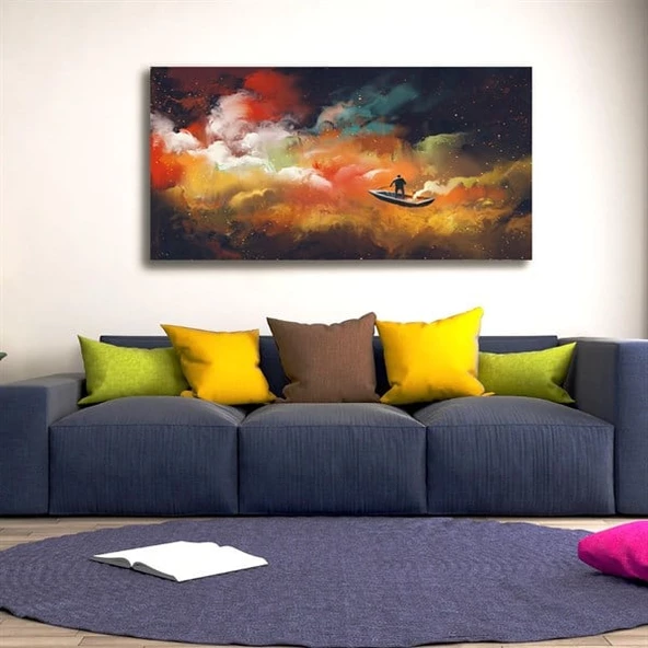 Journey To Dreams Yağlı Boya Dokulu Tablo ürün görseli 1