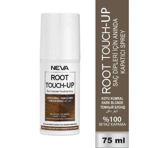 Neva Root Touch-Up Saç Dipleri İçin Anında Kapatıcı Sprey 75 ml - Koyu Kumral ürün görseli 1