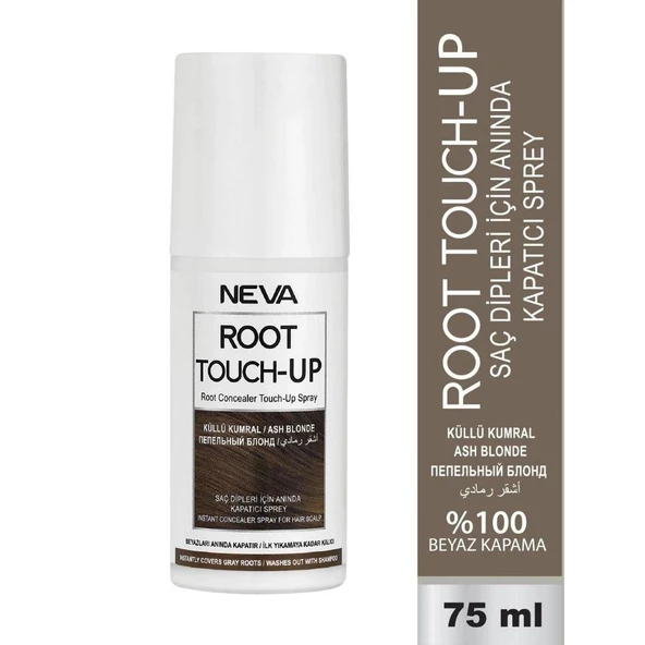 Neva Root Touch-Up Saç Dipleri İçin Anında Kapatıcı Sprey 75 ml - Küllü Kumral ürün görseli 1