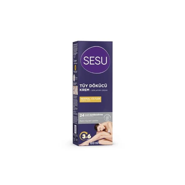 Sesu Normal Ciltler İçin Tüy Dökücü Krem 100 Ml ürün görseli 1