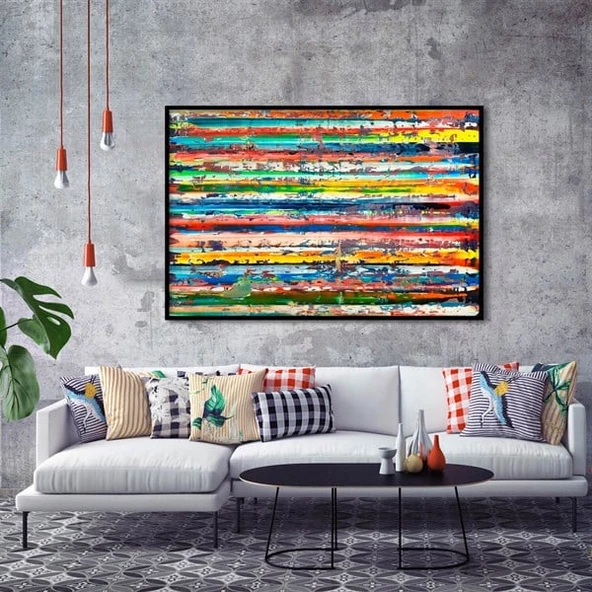 Colors - Yağlı Boya Dokulu Tablo ürün görseli 1