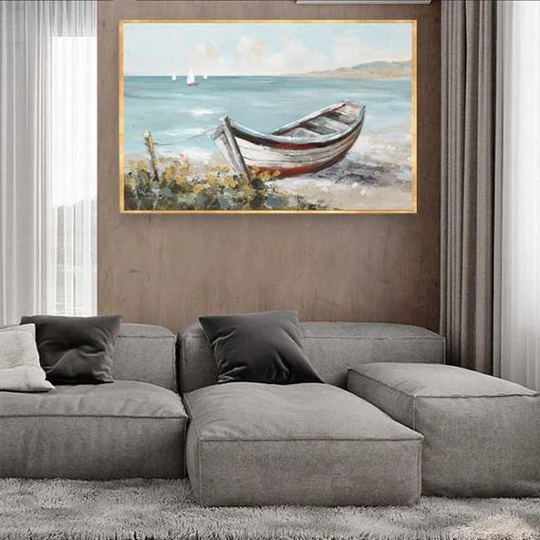 Sandal Yağlı Boya Dokulu Tablo ürün görseli 1