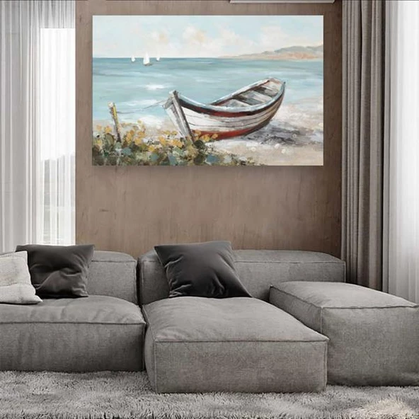 Sandal Yağlı Boya Dokulu Tablo ürün görseli 1