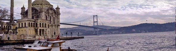 Panoramik İstanbul Boğaz Manzarası - Kanvas Tablo ürün görseli 1