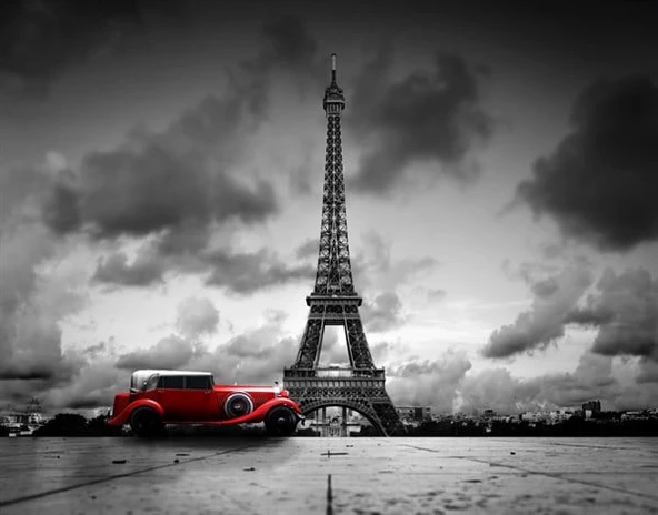 Paris Romance Serisi 5 Kanvas Tablo ürün görseli 1