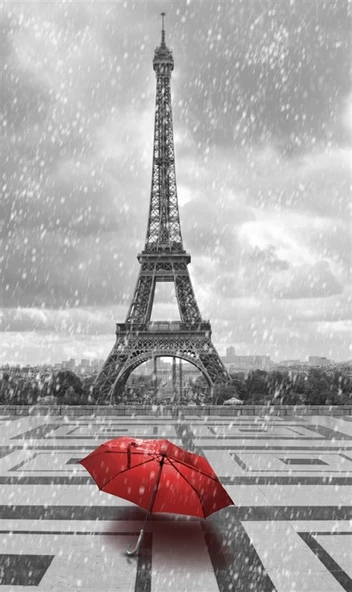 Paris Romance Serisi 2 Kanvas Tablo ürün görseli 1