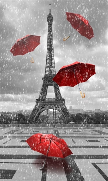 Paris Romance Serisi Kanvas Tablo ürün görseli 1