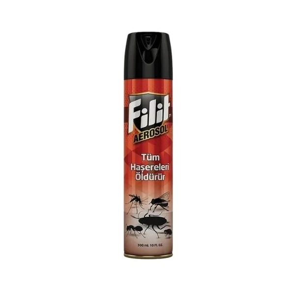 Filit Aerosol Hamamböceği Ve Karasineklere Karşı Etkili Çözüm 300 Ml ürün görseli 1