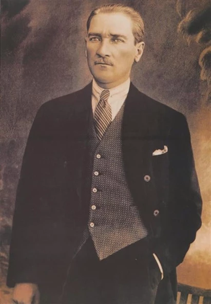 Mustafa Kemal Atatürk - Kanvas Tablo ATGE-178-F ürün görseli 1