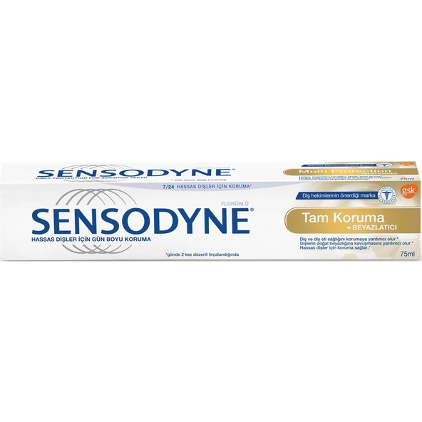 Sensodyne Tam Koruma Ve Beyazlatıcı 75 Ml ürün görseli 1