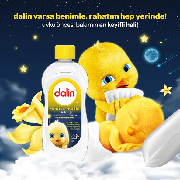 Dalin Bebek Yağı 300 Ml - Rahat Ve Mutlu / Vanilya - Resim 2