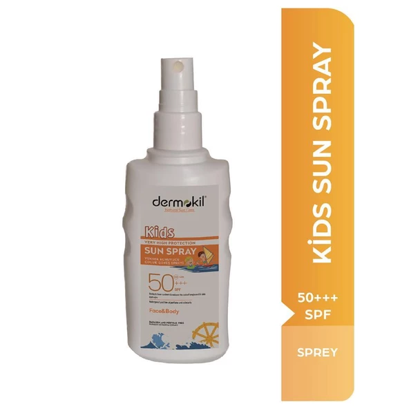 Dermokil Kids Sun Sprey Çocuk Güneş Sprey Krem Çok Yüksek Koruma Spf 50+++ 200 Ml ürün görseli 1