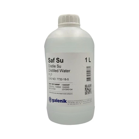 Galenik Saf Su 1 Litre ürün görseli 1