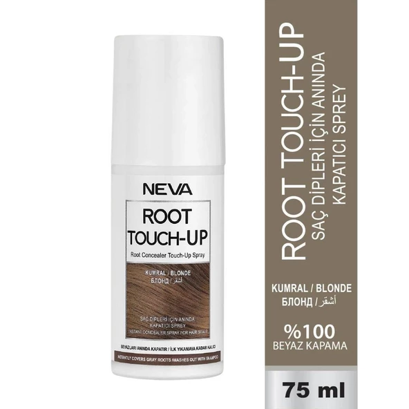Neva Root Touch-Up Saç Dipleri İçin Anında Kapatıcı Sprey 75 ml - Kumral ürün görseli 1