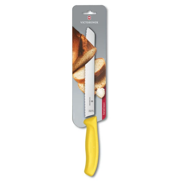 Victorinox Swiss Classic 21cm Ekmek Bıçağı Sarı 6.8636.21L8B ürün görseli 1