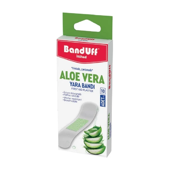 Banduff Yara Bandı 10 Lu - Aloe Vera ürün görseli 1
