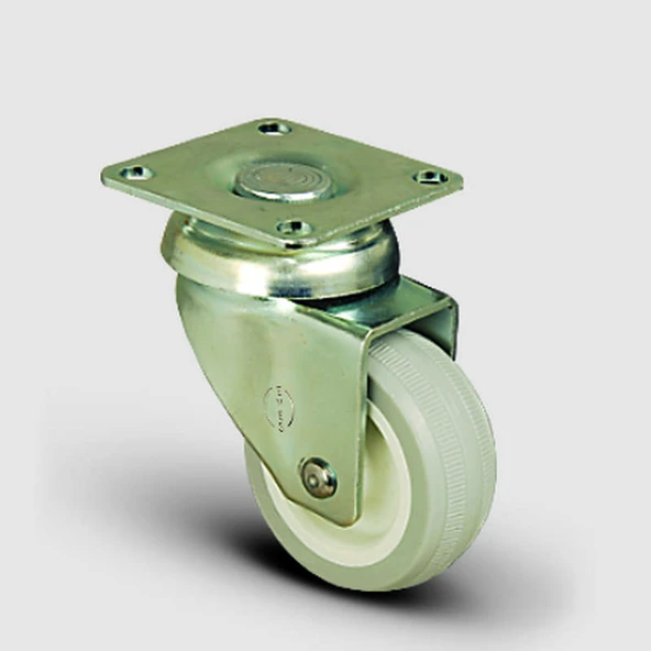 SERVİS TEKERİ DÖNER TABLALI 80 mm ( 8 cm ) - Resim 2