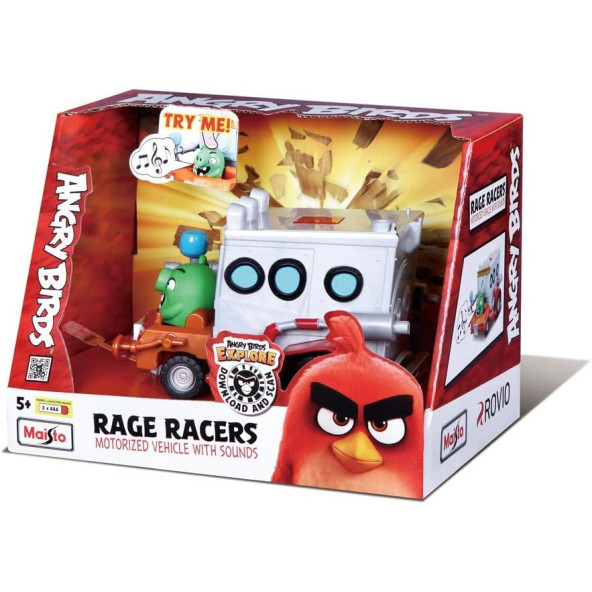 Angry Birds Rage Racers - Sesli Motorlu Araç Yeşil ürün görseli 1