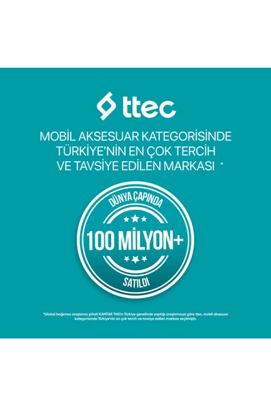 Ttec 2BB210S ChargeUp 20.000 mAh Taşınabilir Hızlı Şarj Aleti / Powerbank - Resim 8