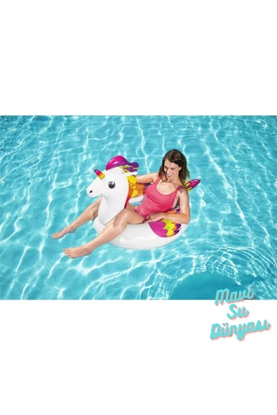 Pegasus Unicorn Başlı Simit 119 Cm - Resim 3
