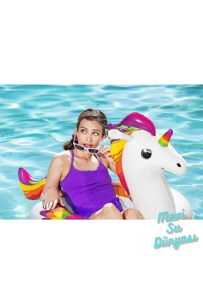 Pegasus Unicorn Başlı Simit 119 Cm - Resim 4