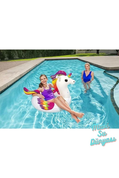 Pegasus Unicorn Başlı Simit 119 Cm - Resim 2