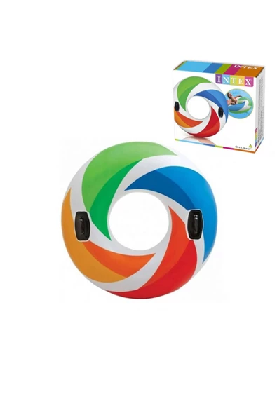Tutmaçlı Rengarenk Desenli Simit 122 Cm ürün görseli 1