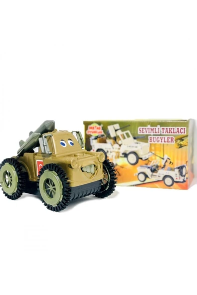 Pille Çalışan Taklacı Bugy Tank - Mavi Su Dünyası ürün görseli 1
