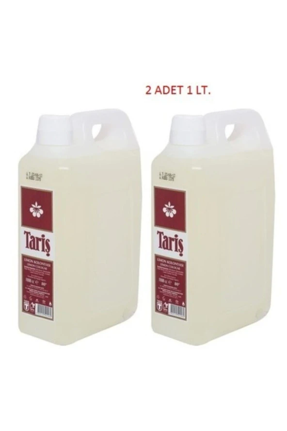 Tariş Limon Kolonyası 1 Lt 2 Adet 80 Derece ürün görseli 1