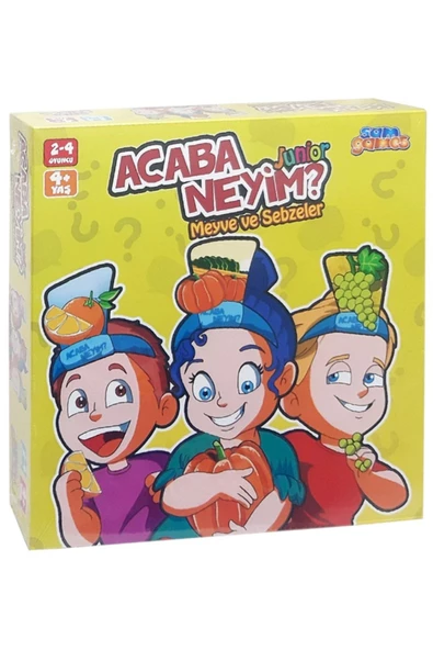 Acaba Neyim Junior Meyve & Sebzeler Kutu Oyunu ürün görseli 1