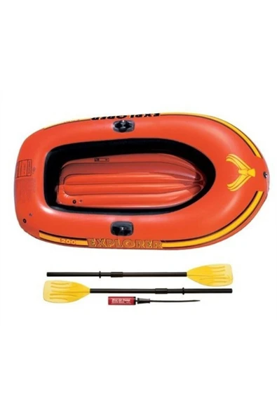 İntex Explorer 200 Şişme Bot (Bot, Kürek ve Pompa) 185x94x41 Cm ürün görseli 1