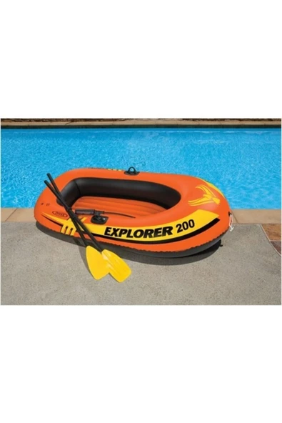 İntex Explorer 200 Şişme Bot (Bot, Kürek ve Pompa) 185x94x41 Cm - Resim 2