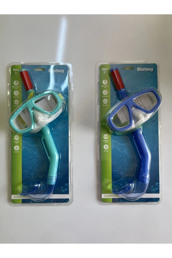 Maske ve Şnorkel Set Fun-Mavi Su Dünyası ürün görseli 1