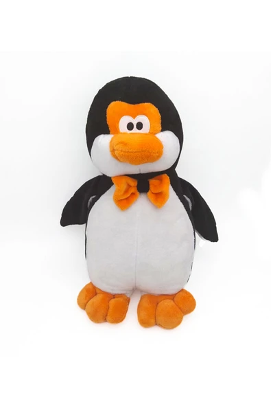 Peluş Papyonlu Penguen 40 Cm - Mavi Su Dünyası ürün görseli 1