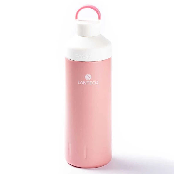TANTİTONİ PEMBE PASLANMAZ ÇELİK SU ŞİŞESİ 590ML ürün görseli 1