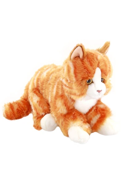 Floppy Kahve Tekir Kedicik Peluş Oyuncak 27 ürün görseli 1