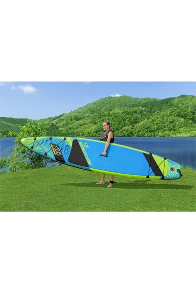 Paddle Board Hydro-Force Kürek+Pompa+Çanta - 381 x 79 Cm - MAVİ SU DÜNYASI ürün görseli 1