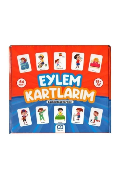 Eylem Kartları Eğitici Bilgi Kartları 64 Kart ürün görseli 1