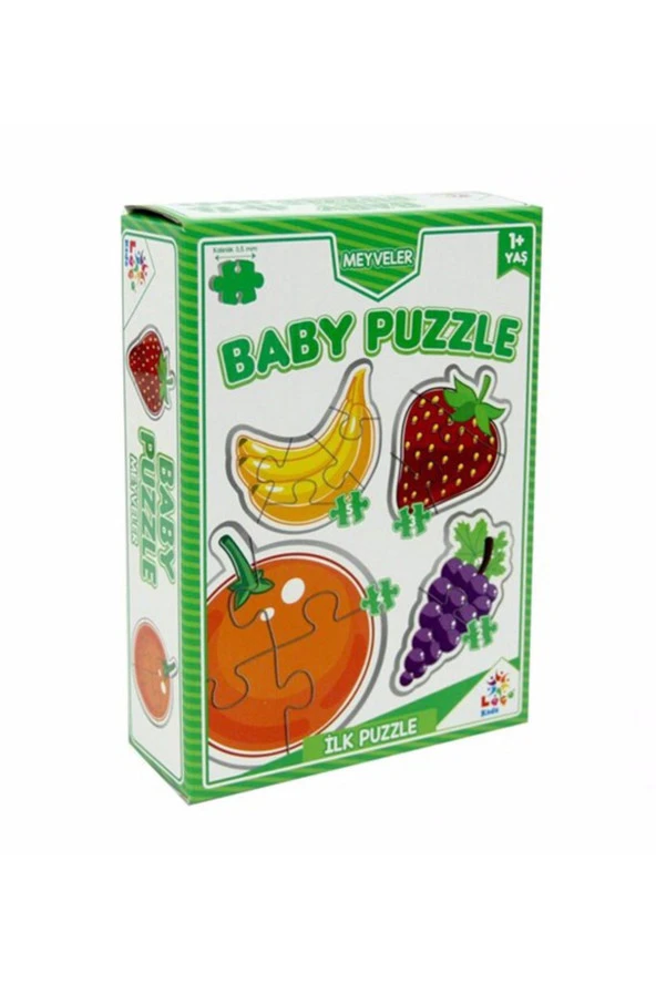 Puzzle Baby Meyveler 4 Büyük Parça - MAVİ SU DÜNYASI ürün görseli 1