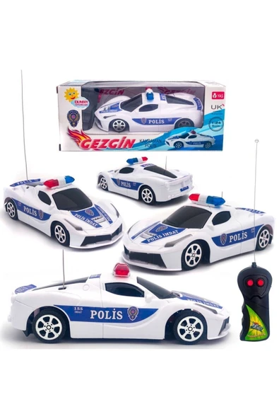 Uzaktan Kumandalı Polis Arabası - Mavi Su Dünyası ürün görseli 1
