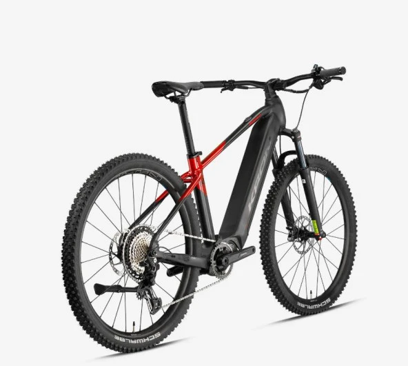 MAKALU - 29  - MTB 17' - 12 Vites - Elektrikli - H.Disc - Mat Siyah - Siyah/Kırmızı ürün görseli 1