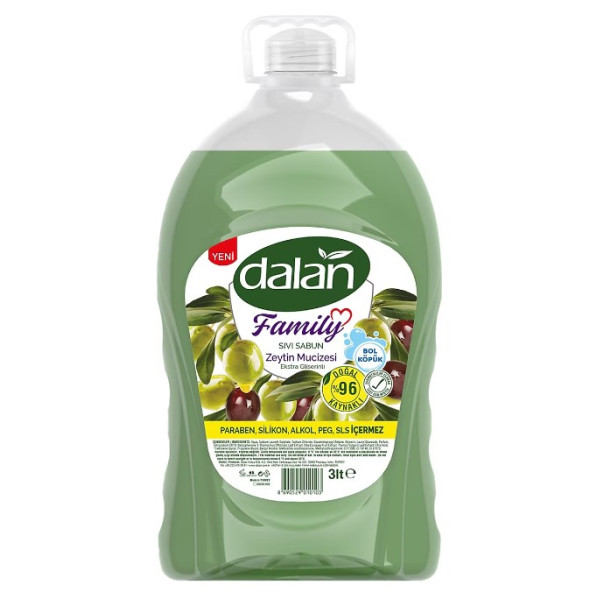 Dalan Family Zeytin Mucizesi Sıvı Sabun 3 Litre ürün görseli 1