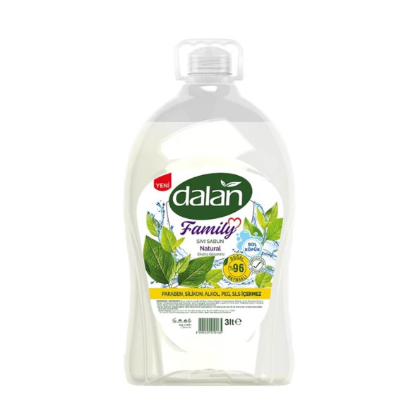 Dalan Family Natural Sıvı Sabun 3 Litre ürün görseli 1