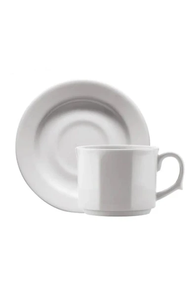Güral Porselen Hk02ct Tabaklı Çay Ve Nescafe Fincanı 1 Adet 150 Cc ürün görseli 1
